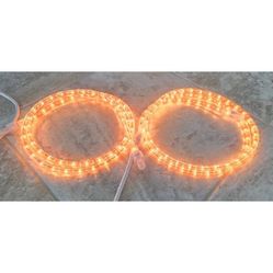 Flexible and Connectable LED Tube Rope Lights & Mounting Tracks Set