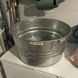 Galvanized Metal Tub Container