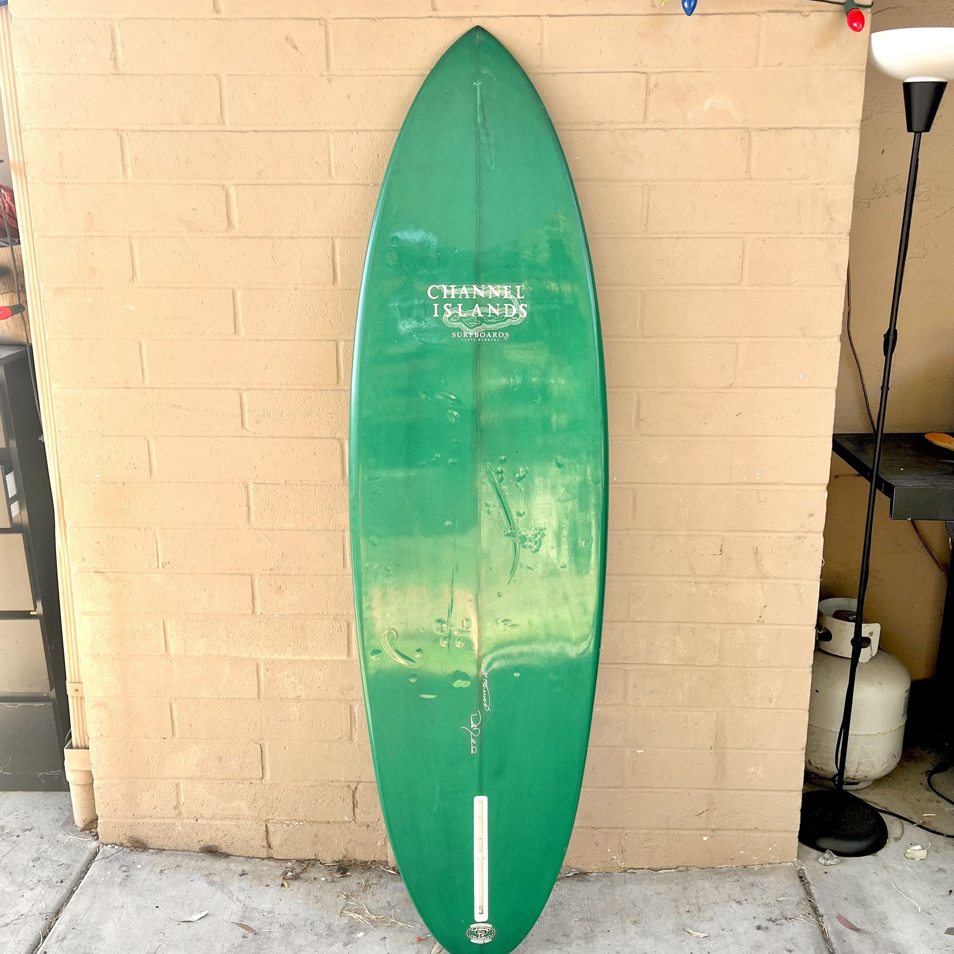 6'1 Channel Islands MSF Machado Single Fin Surfboard Surf