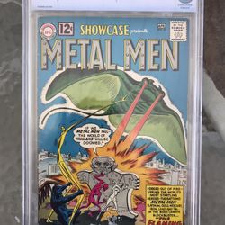 Showcase #37 (1962) CBCS 5.5 — O/w To White Pages; 1st Metal Men & Will Magnus; CGC 
