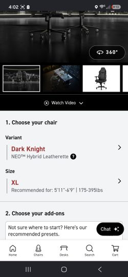 Secretlab TITAN Evo Dark Knight Gaming Chair