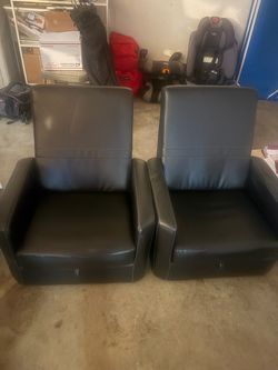 Children black chairs