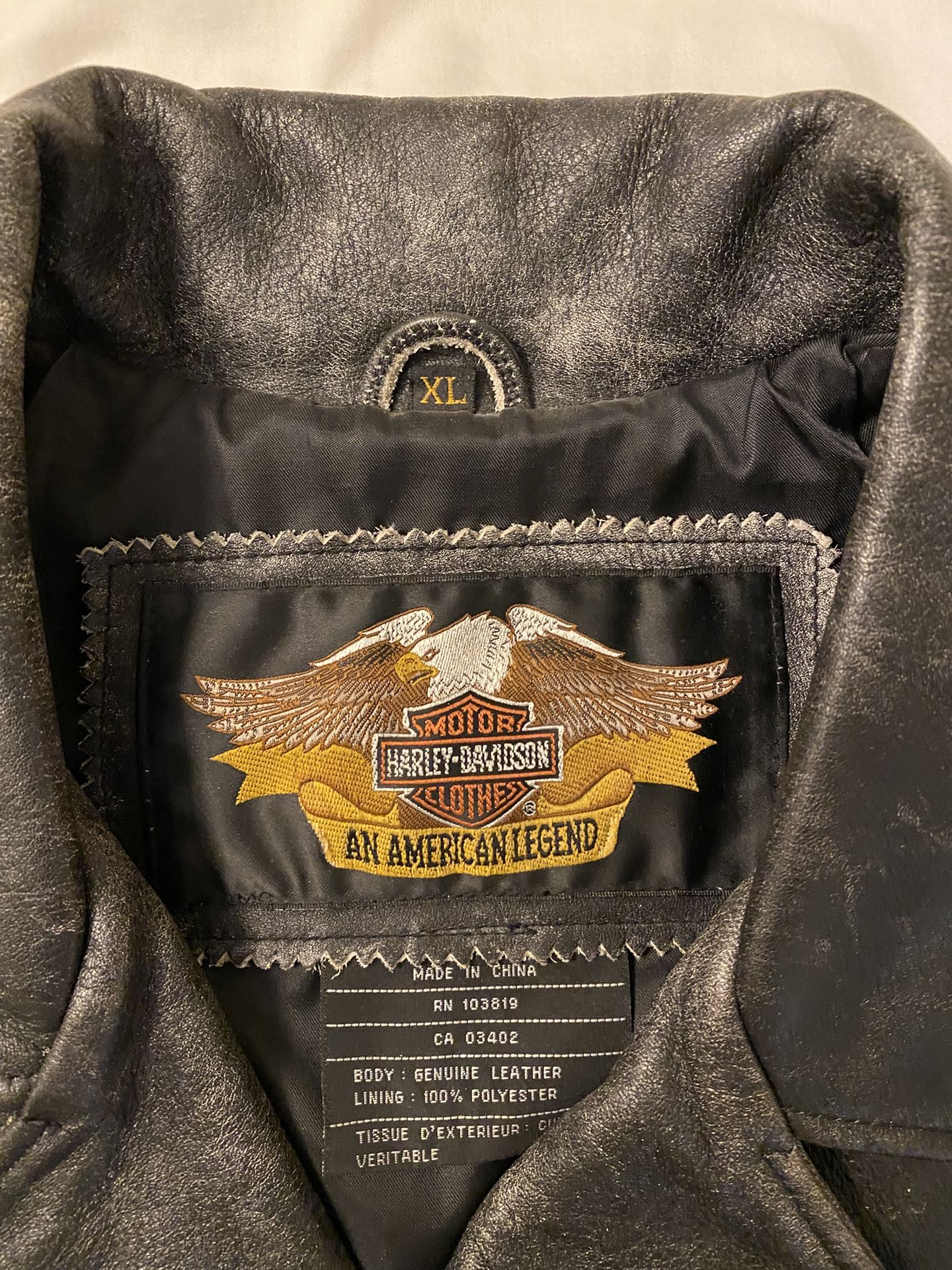 Harley Davidson, leather jacket