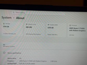 Hp laptop