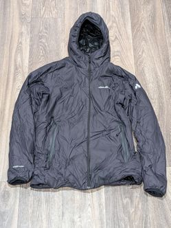 Eddie Bauer First Ascent EverTherm Down Hooded Jacket Women's Medium Black