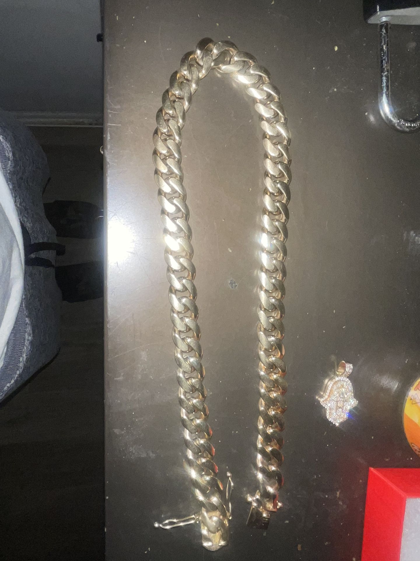 10k Cuban Link Chain 18inch 