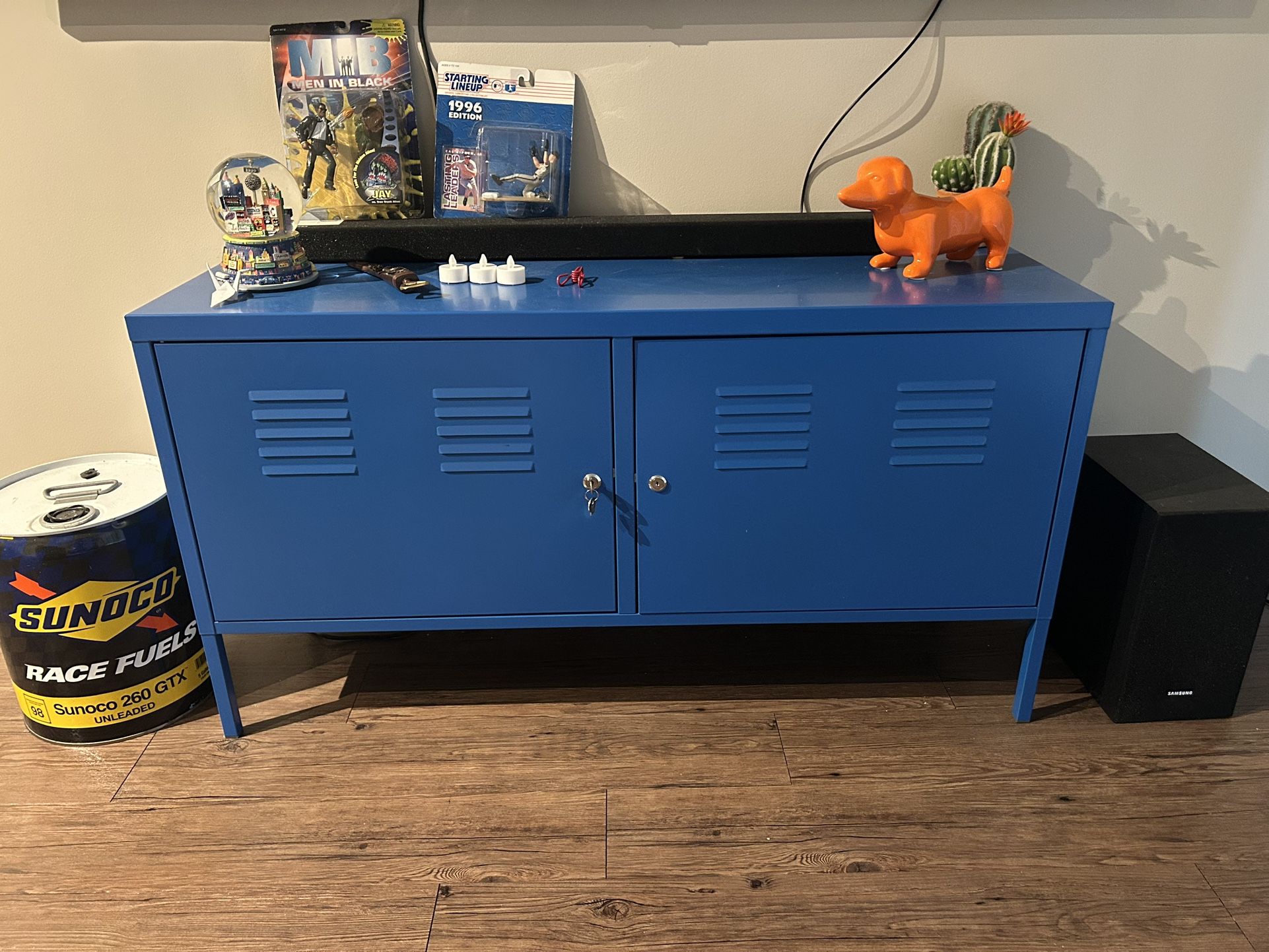 Ikea Blue Locker Cabinet
