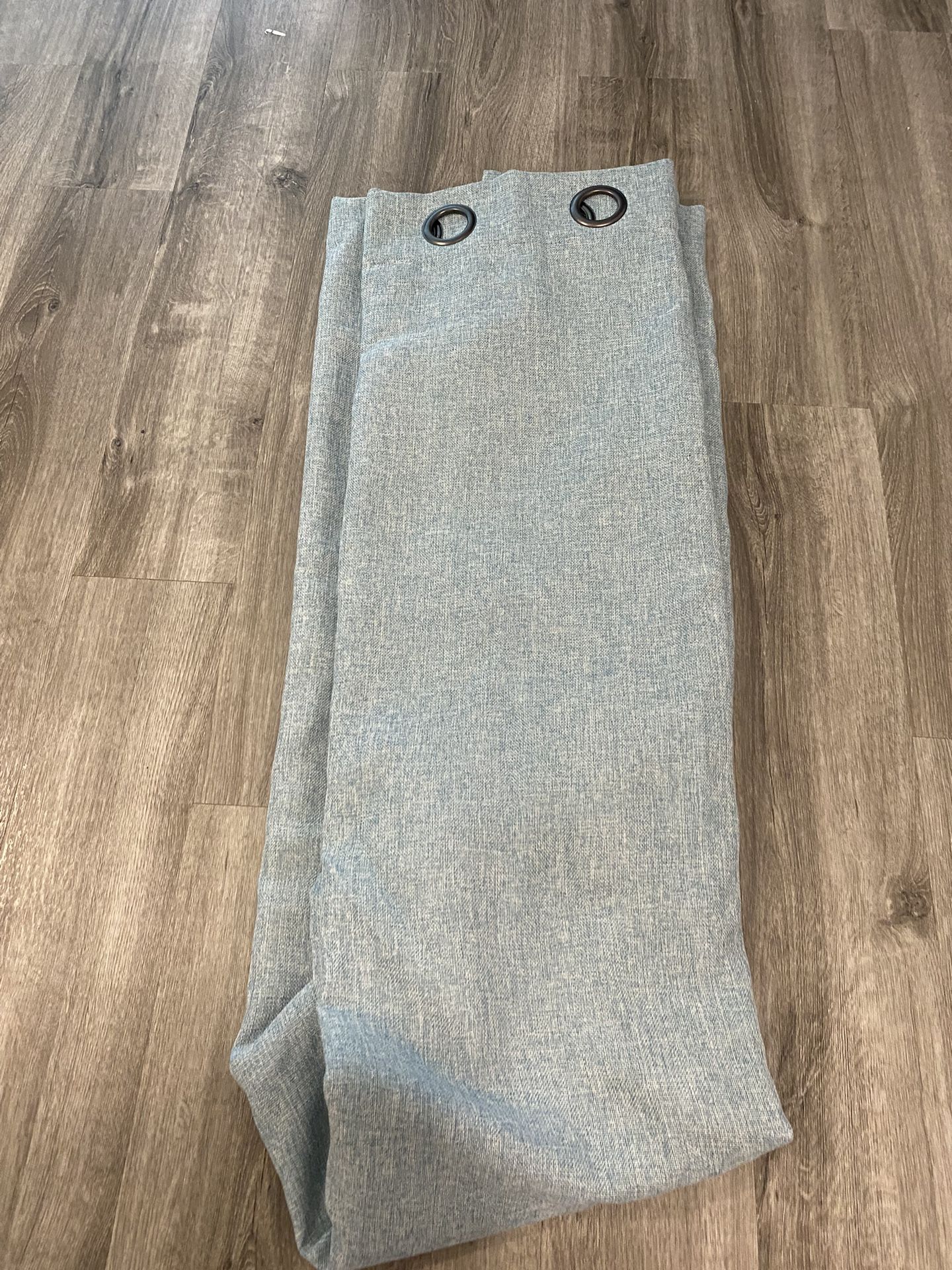 3 Teal Panel Curtains