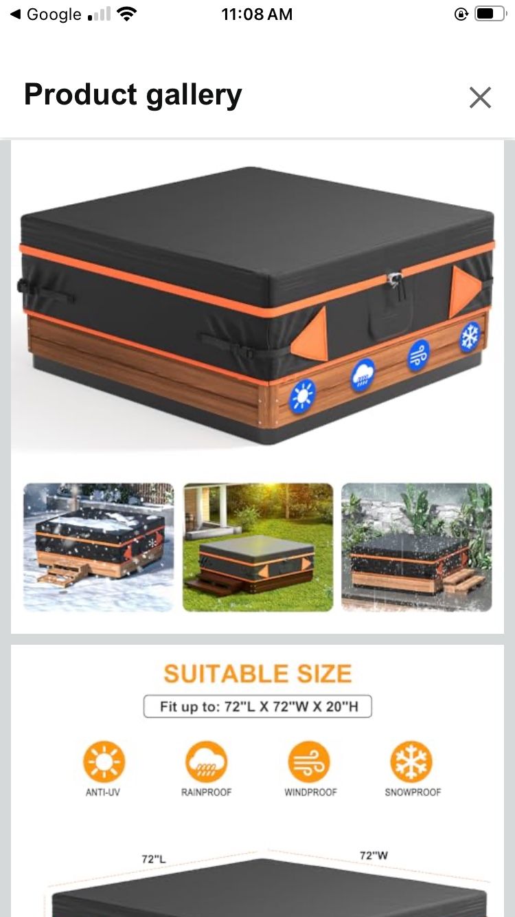 Hot Tub Cover - Hot Tub Covers Replacement, Spa Covers for Hot Tub