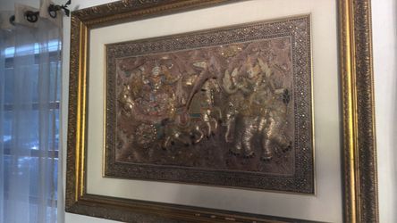 Unique Beaded Tapestry from Thailand