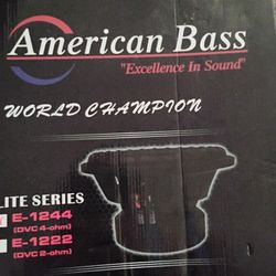 Alpine- American Bass Car Speaker