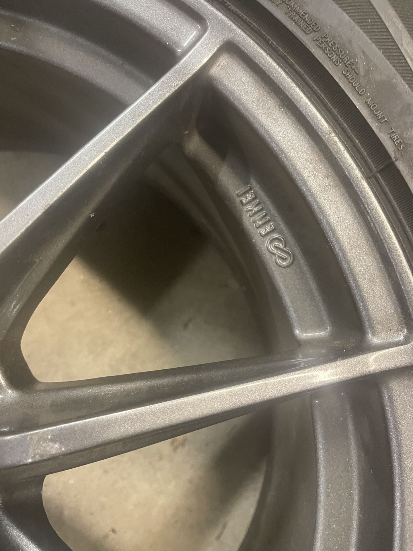 Enkei Draco 18” rims and tires 5x112