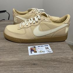 Size 11.5 - Nike Terminator Low PRM Sesame Coconut Milk Beige NEW