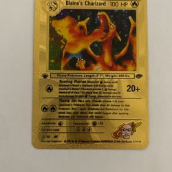 Blaine’s Charizard 1st Edition 1995 Promo