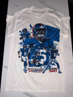 Jaxson Dart NY Giants NFL Draft Graphic T-Shirt