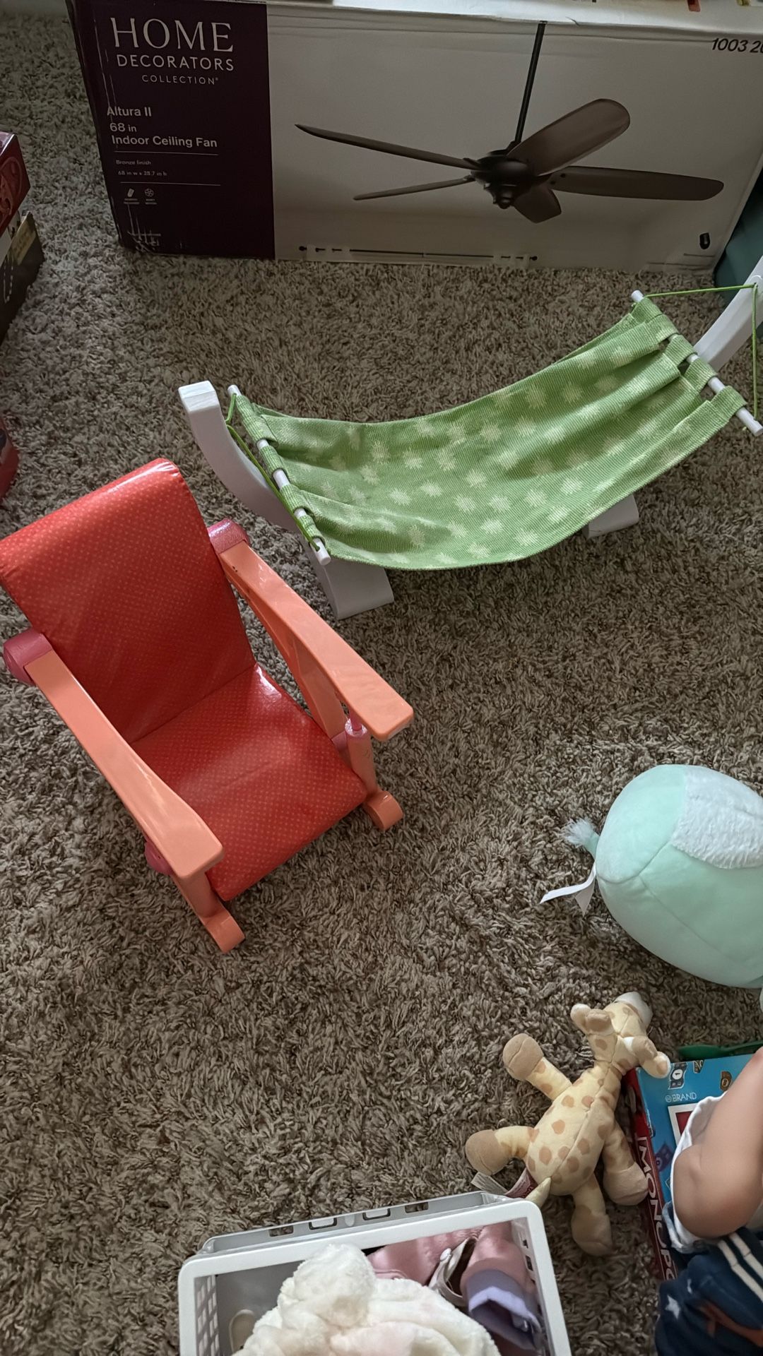 Doll Chair And Doll Hammock 