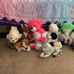 Different Stuffed Animals