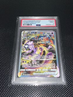 Pokémon Mewtwo Vstar Crown Zenith PSA 9
