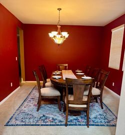 Dinning forma dining table and chairs