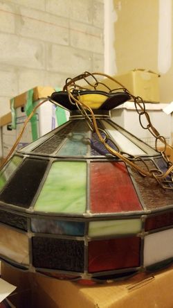 Vintage Tiffany hanging lamp
