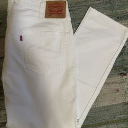 LEVI Strauss white jeans