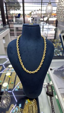 Rope chain 9 mm by 24 inch