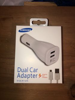 Sealed Dual Car Adapter Samsung