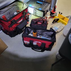 Tools, bags, etc.  Package deal