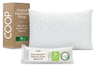 2 Pillows Coop Home Goods The Original Adjustable Pillow Queen