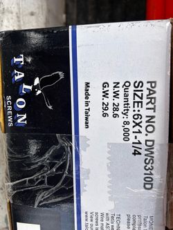 Drywall screws 8000 count