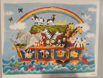 Kids Noah’s Ark Wall Art