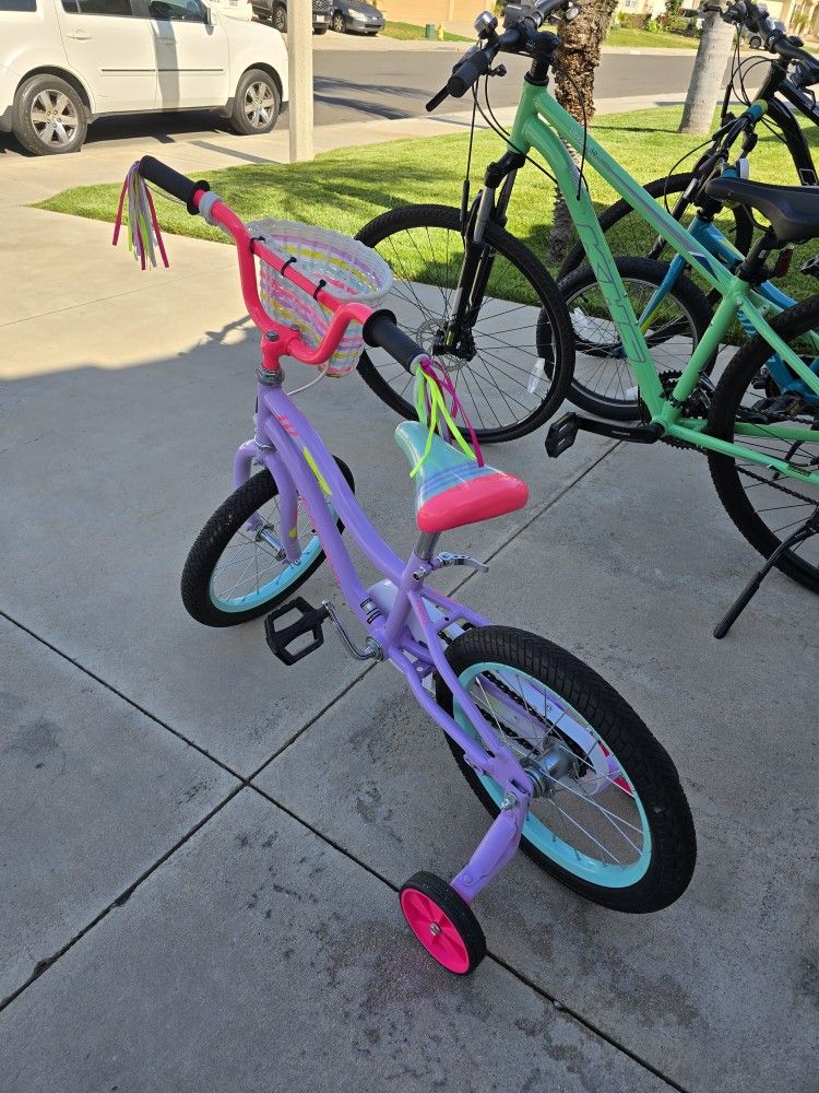 Schwinn Iris 16" Kids' Bike - Purple
