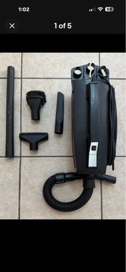 Oreck XL compact canister vacuum Black Tested With Attachments No Bag Included