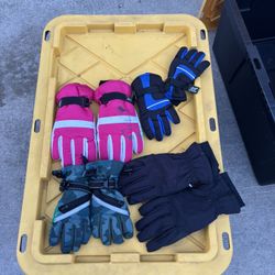 Snow Gloves Kids and  Adults 