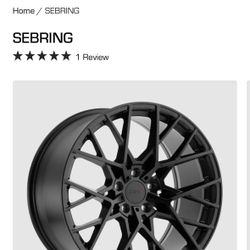 TSW Sebring  18 Inch Rims