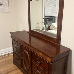 Wooden Dresser With Mirror For Sale! Great Condition
