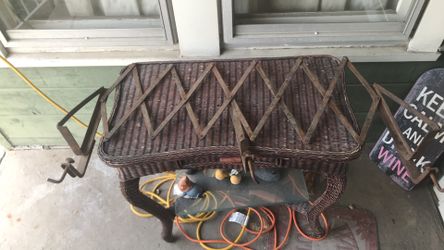 Antique luggage rack for model T Ford