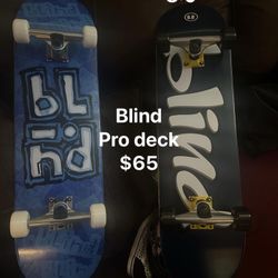 Skateboard Blind 8:25 And 8:0 Complete $65 Each Complete !!