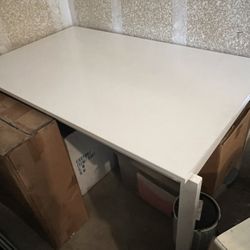 Sturdy ikea Table White 29.50 X 51