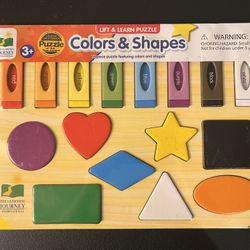 The Learning Journey Lift & Learn Puzzle - Colors & Shapes - BRAND NEW
