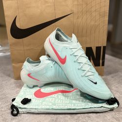 Nike Phantom GX 2 Low Soccer Cleats – Mint/Atomic Red/Off Noir