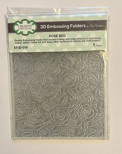 3D Embossing Folder - Rose Bed