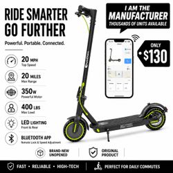 New electric scooter