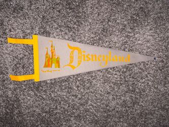 Vintage Disneyland Felt Pennant