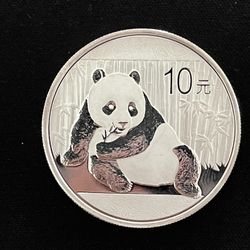 2015 Panda 1oz Silver 