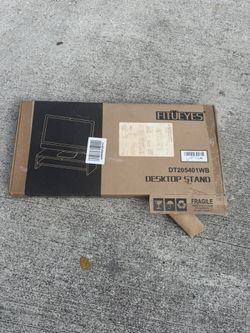 Black Desk Shelf/Riser For Computer Monitor