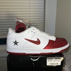 Supreme x Nike SB Jewel Swoosh Red
