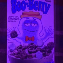Boo berry cereal box 