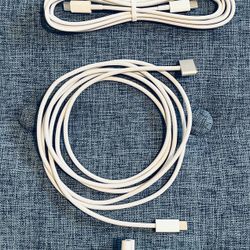 USB-C, USB-C to Magnetic 3, Apple Duckhead 2 Prong Plug Combo!