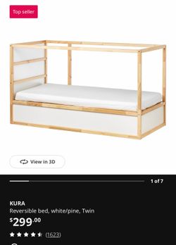 IKEA Reversible Twin Bed Frame – Excellent Condition – Priced to Sell!